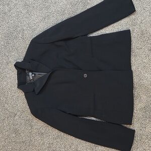 Kasper Women's Black Blazer One Button Jacket Office Petite 12
